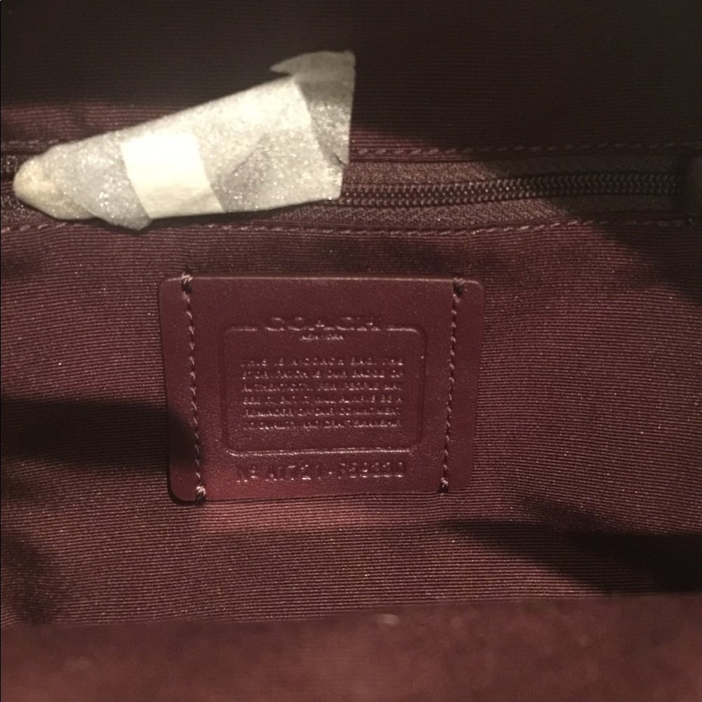 Coach Pink and Cream Backpack with Cactus Design - Picture 4 of 5